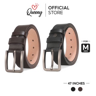 🔥สินค้าพร้อมส่ง🔥เข็มขัดหนังผู้ชาย หัวเงิน-เหลี่ยม หนังนิ่ม ล…