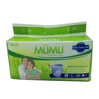 MUMU มูมู่ ผ้าอ้อมผู้ใหญ่ แบบกางเกง 20 ชิ้น size L