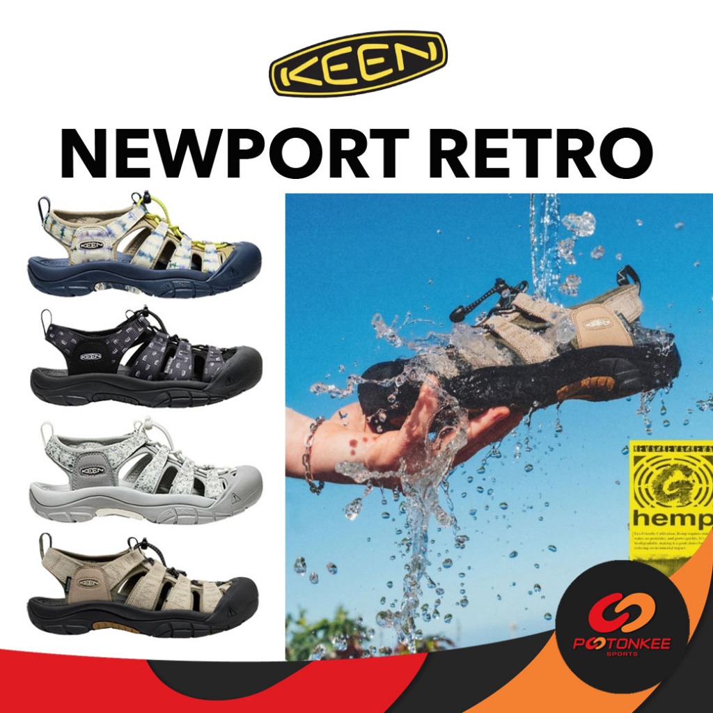ของแท้ 100% KEEN Newport Retro รองเท้าเท้าแตะรัดส้น ลำลอง ผู้ชาย ผู้หญิง