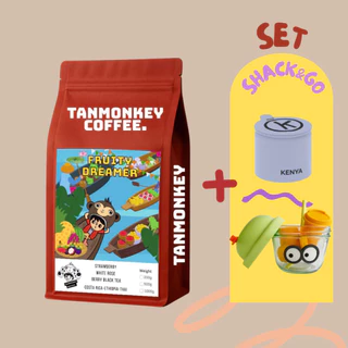 Fruity Dreamer เมล็ดกาแฟคั่ว Ethiopia✖️ Thai ✖️Costa Rica คั่วอ่อนกลาง Tanmonkey Coffee