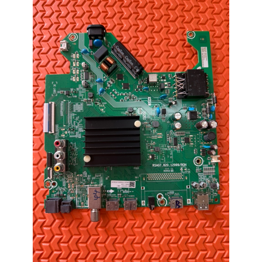 เมนบอร์ดทีวี Hisense รุ่น43E6K พาสบอร์ด RSAG.820.12999/ROH