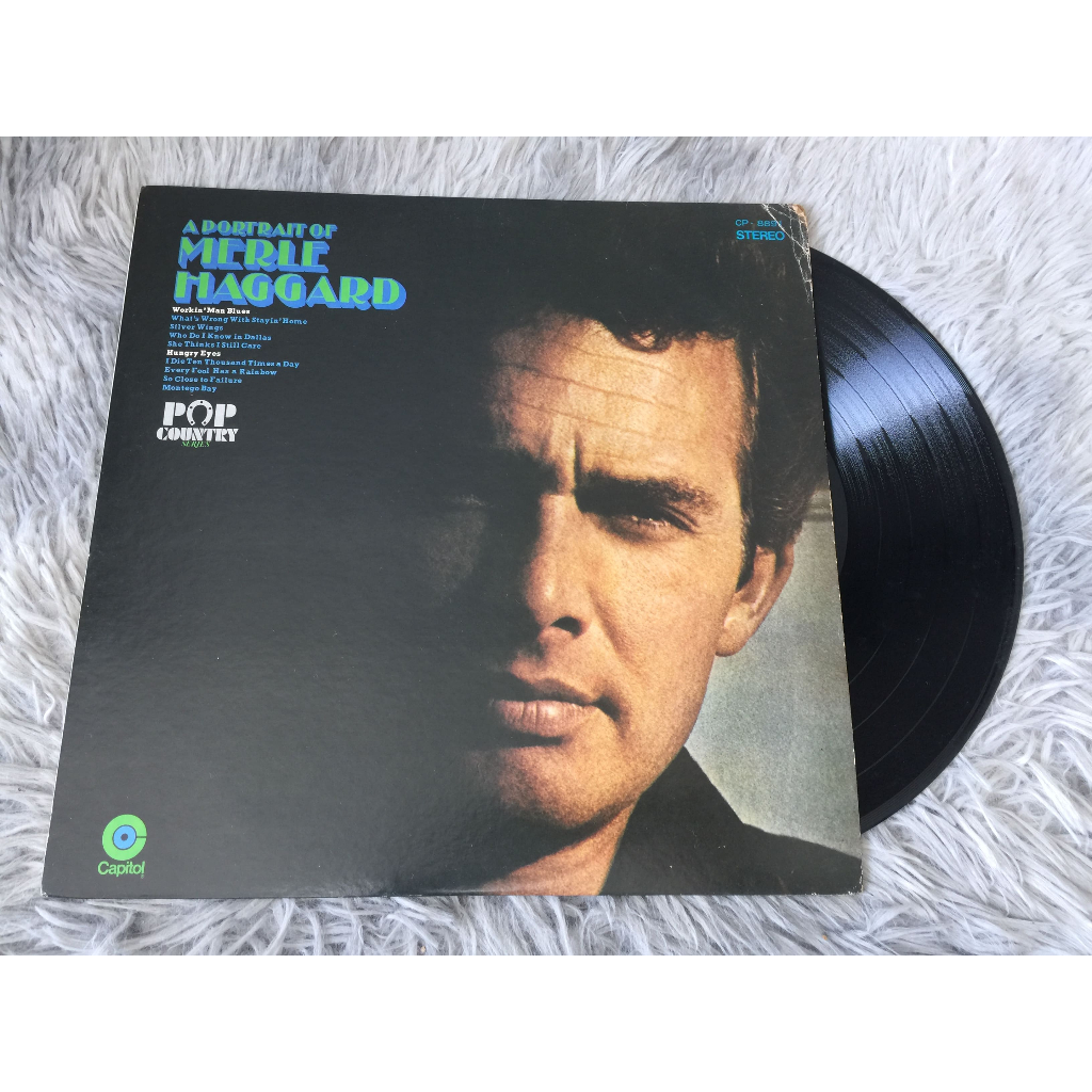 A Portrait of Merle Haggard - Merle Haggard ขนาด 12 นิ้ว LP G202.53