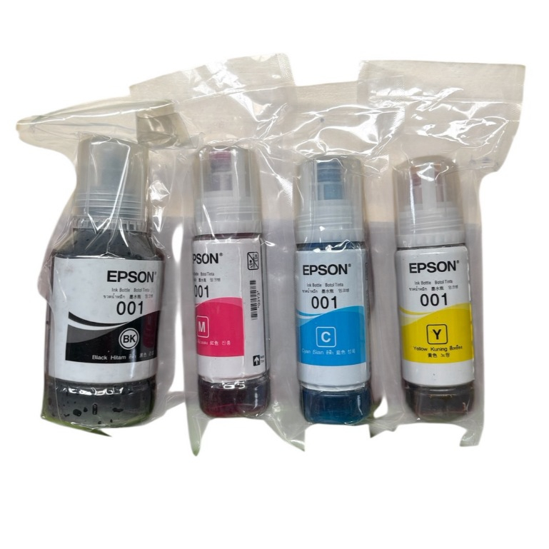 EPSON หมึกเติมของแท้ เอปสัน 001 ไม่มีกล่อง ของแท้