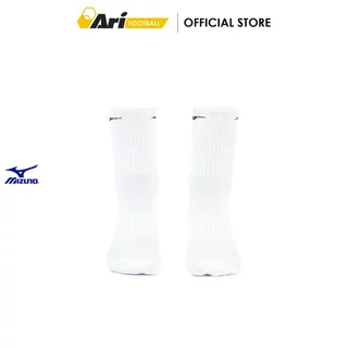 MIZUNO TRAINING SOCKS 3P - WHITE (32GX2505Z0) ถุงเท้ามิซูโน่ แพ็ค 3 สีขาว