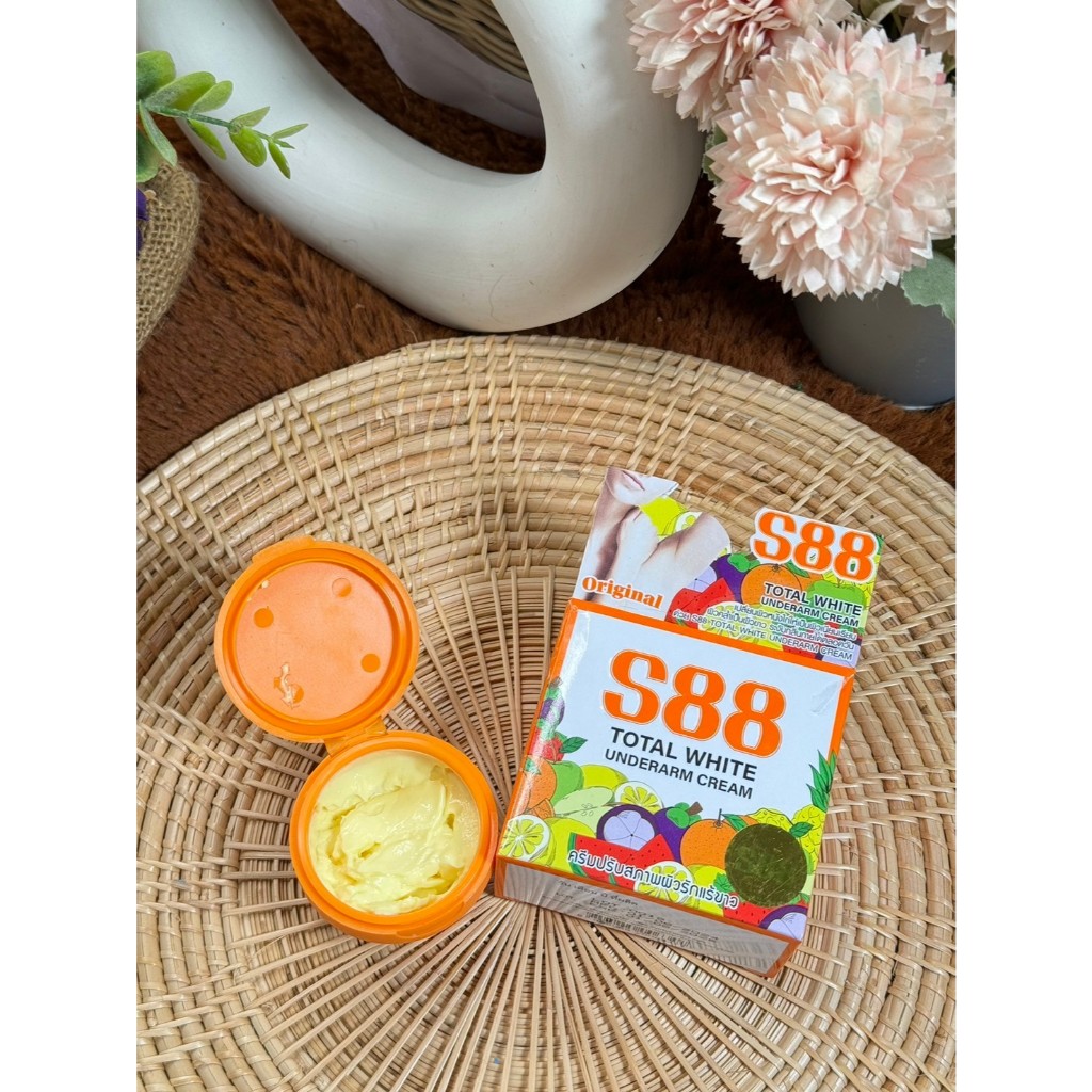 S88 ครีมรักแร้ underarm cream (ใต้วงแขน ขาหนีบ) 35g.