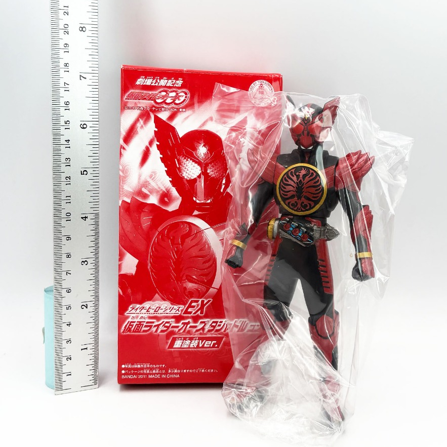 Bandai Kamen Rider OOO Tajadol 6 นิ้ว มดแดง มาสค์ไรเดอร์ พร้อมกล่อง Soft Vinyl Masked Rider โอส ซอฟ