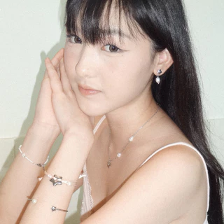nice try studio - True Star Dangle Pearl Earrings ต่างหูรูปดาว ห้อยไข่มุกแท้ กันน้ำ กันเหงื่อ ไม่ลอก ไม่ดำ