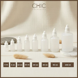 พร้อมส่ง ขวดบีบหยด 3/5/10/15/20/30/50/100 มีจุกหยด พลาสติกPE บีบใช้งานง่าย ใส่น้ำเกลือ ใส่หมึก