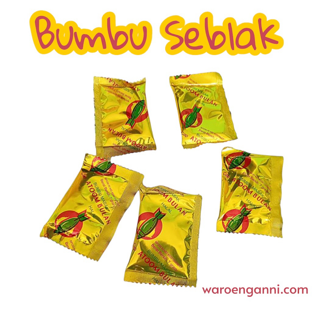 Indonesia Bumbu Seblak Bumbu Masak Atoom Bulan / Atoom Bulan Seasoning Seblak