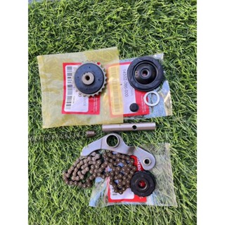 ชุดใหญ่โซ่ลาวลิ้น90ข้อ+เฟืองปั้ม+ขาเหล็กยางกดโซ่+กระบอดันโซ่…