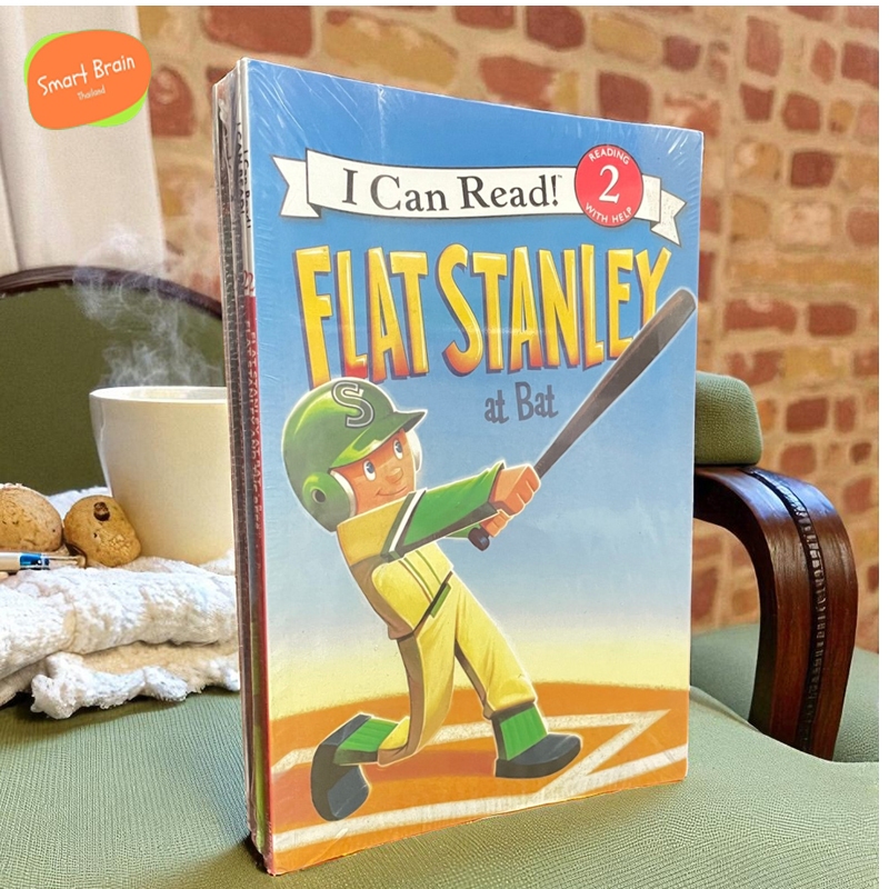 *ส่งทุกวัน* 📚✨ Flat Stanley – I Can Read! Level 2 (ชุด 10 เล่ม กระดาษมันทุกเล่ม)
