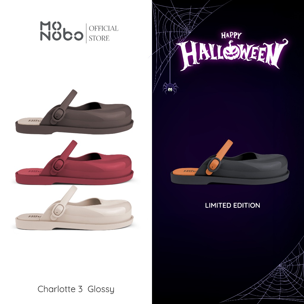 MONOBO รุ่น Charlotte 3 Glossy รองเท้ารัดข้อ ของแท้ 100%