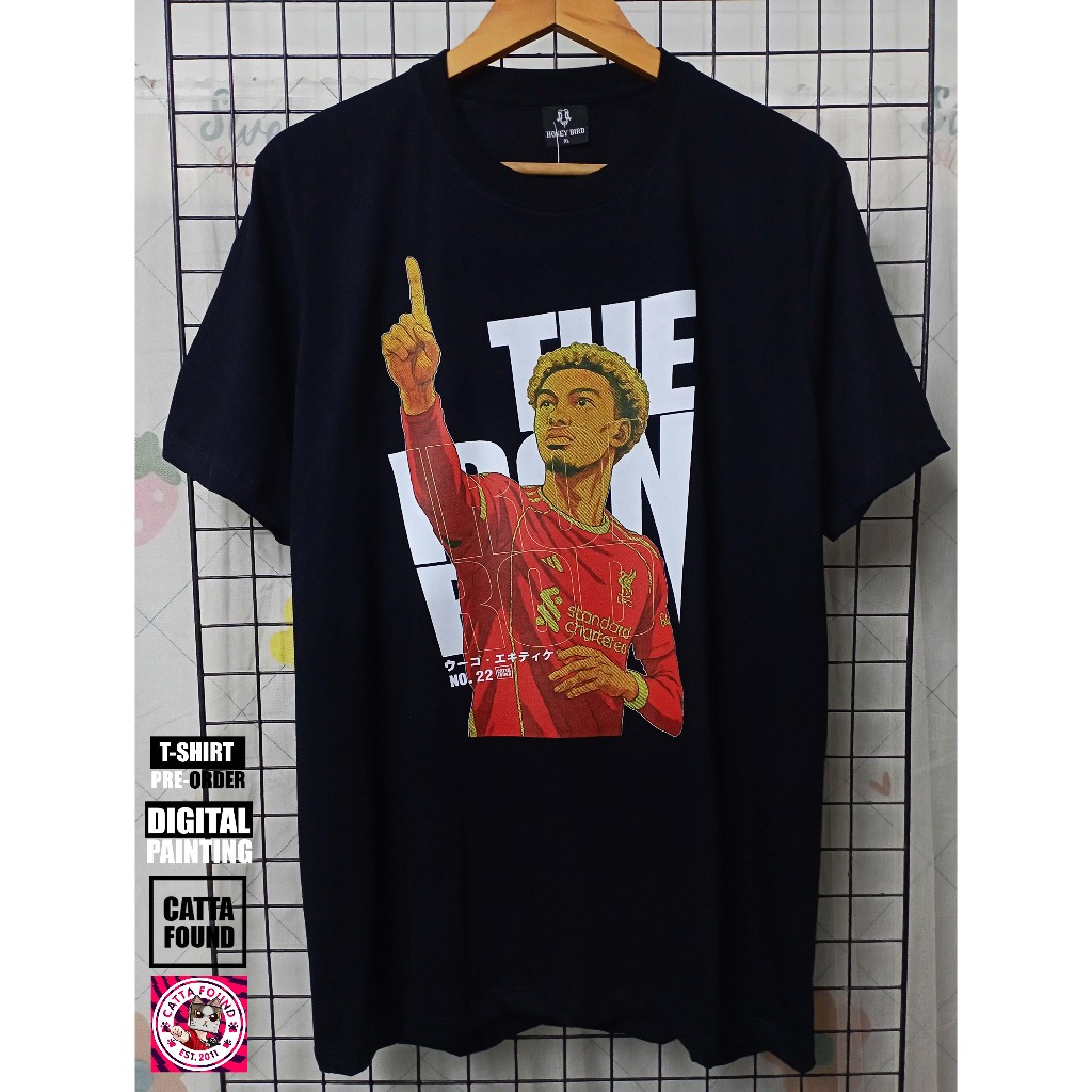 เสื้อยืดลิเวอร์พูล Liverpool หงส์แดง The Iron rod Ekitike No.22