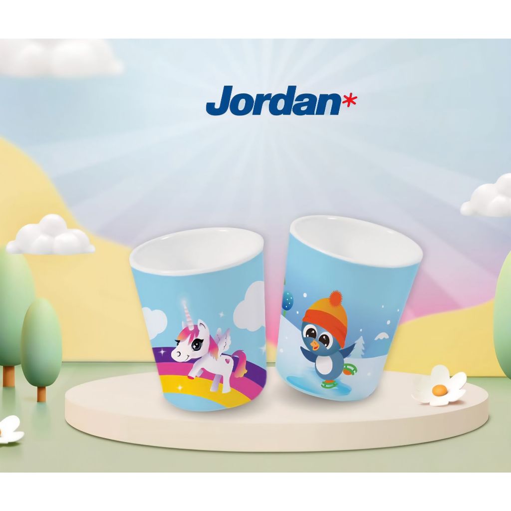 ๋Jordan (คละลาย) แก้วจอร์แดนแปรงสนุก