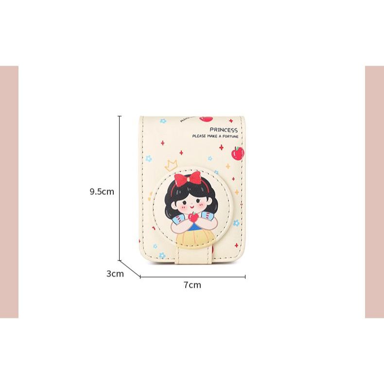🌸พร้อมส่ง🌸👛กระเป๋าใส่ลิปสติกพร้อมกระจก พกพาสะดวก Lipstick Mirror Pouch 🍃ของขวัญ ของชำร่วยงานแต่ง ของขวัญงานปัจฉิม รูปที่ 6