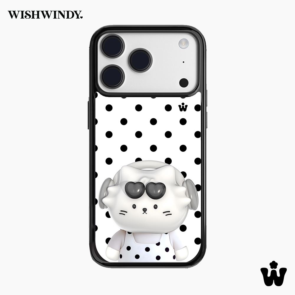 Polka Dot Cool Cat For iPhone case เคสไอโฟน | Wishwindy