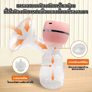 Cobatte เครื่องปั๊มนมไฟฟ้ าแถมจุกนมเครื่องปั๊มนม การดูดได้ 3โหมด 9ระดับ วัสดุไม่มี BPA ปลอดภัยไร้กลิ่น