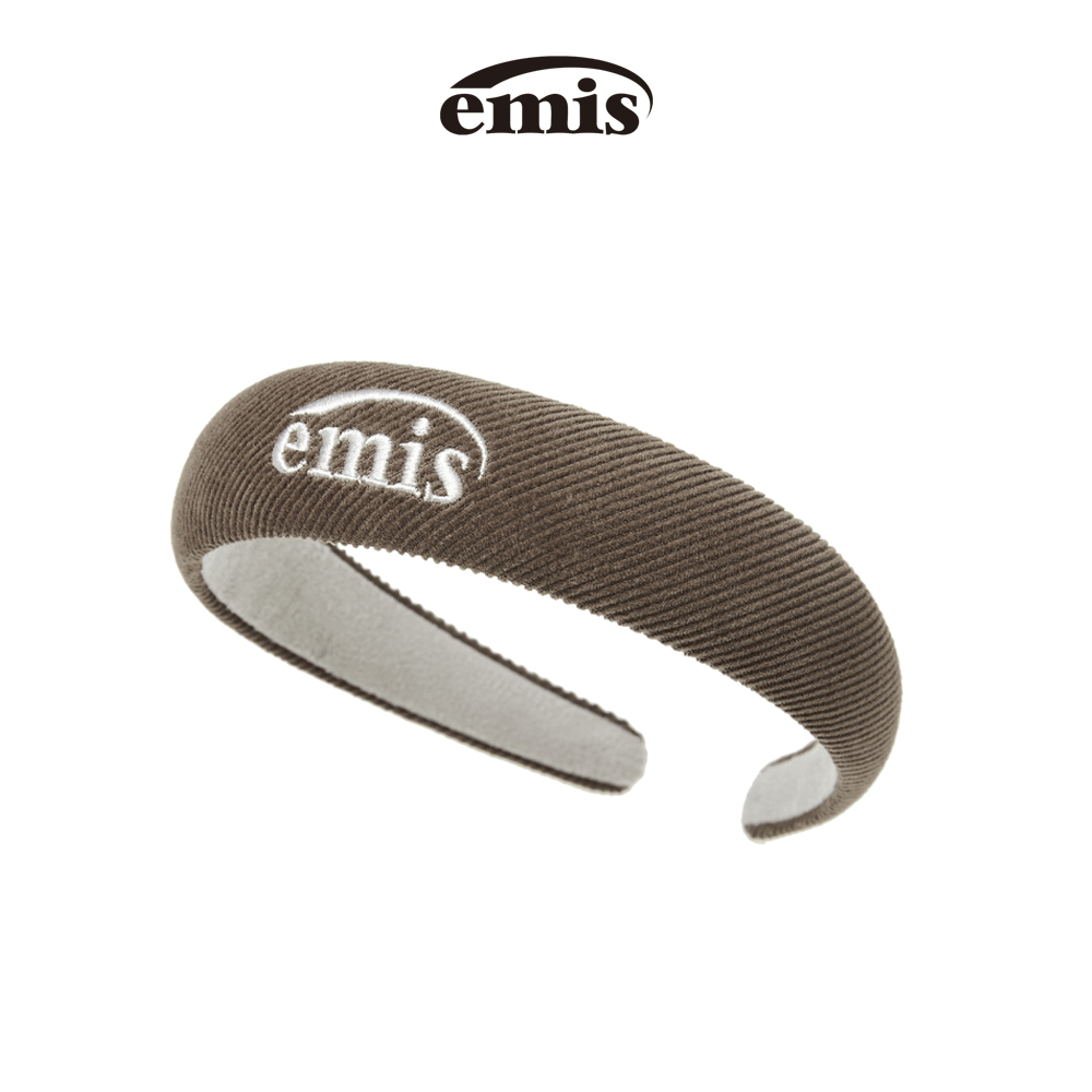 EMIS - CORDUROY HAIRBAND (BLACK , BROWN , CREAM , MINT , PINK)