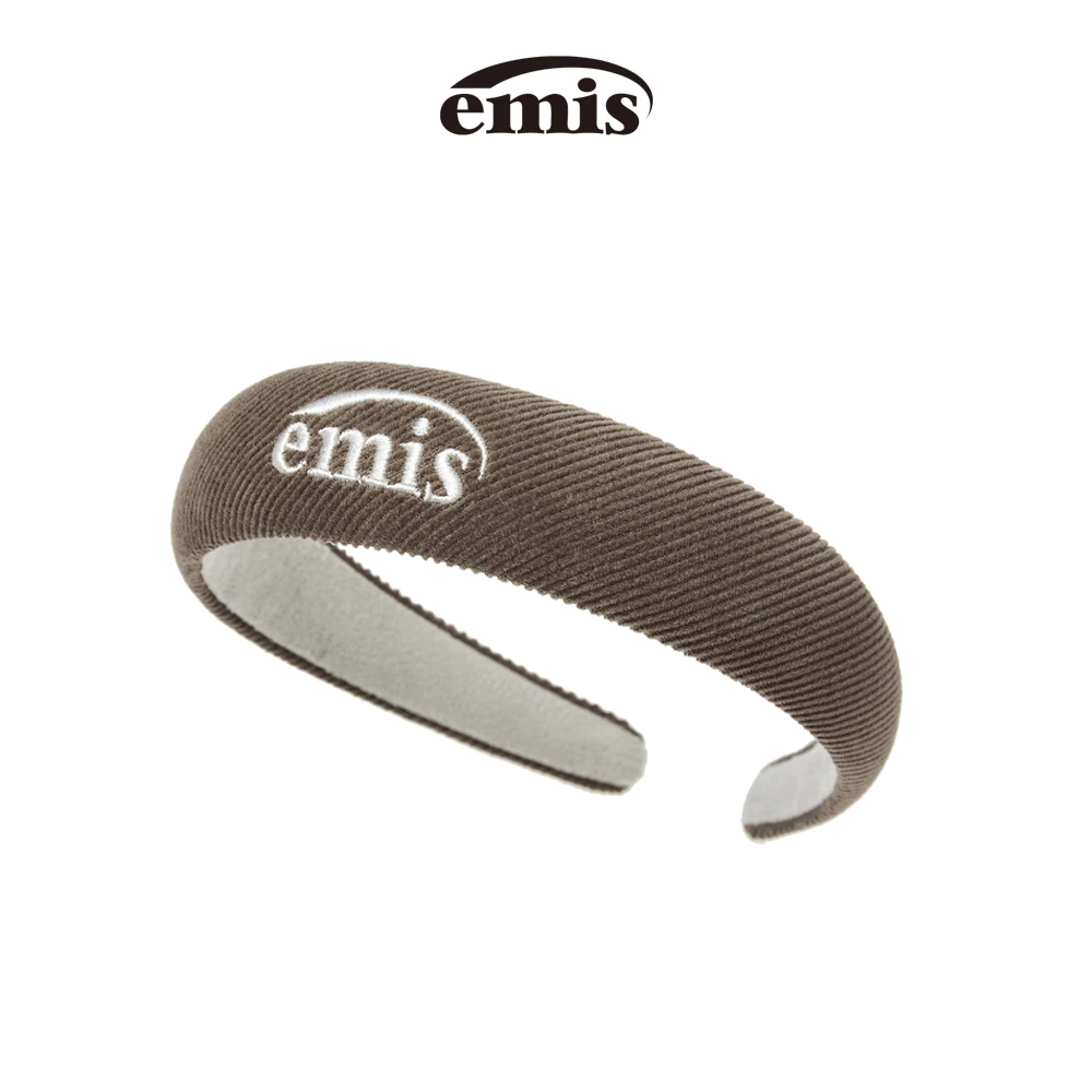 EMIS - CORDUROY HAIRBAND (BLACK , BROWN , CREAM , MINT , PINK)