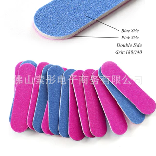 ตะไบจิ๋วสองสี ชิ้นละ 1 บาท ตะไบหน้าเล็บ จัดทรงเล็บ สินค้าพร้อมส่ง