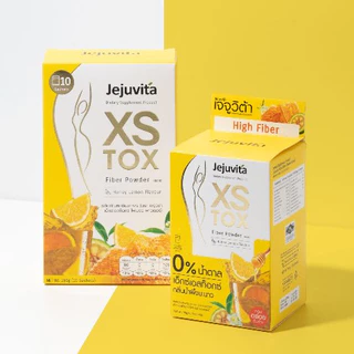 JEJUVITA เอ็กซ์เอสท็อกซ์ไฟเบอร์พาวเดอร์ 15000MG จำนวน 6ซอง