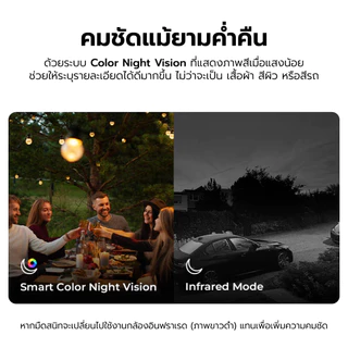 IMILAB EC6 Pro กล้องวงจรปิด กล้องภายนอก คมชัด 4K กันน้ำ กันฝุ่น IP66 เชื่อมต่อผ่านแอปฯ -2Y
