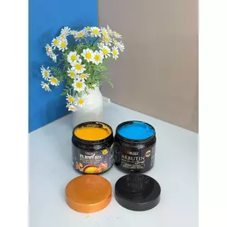 [Duo Plus] สครับเกลือสปาขัดผิวสูตรข้มข้น #AH Arbutin+700 ก. 1 กระปุก & Turmeric 700 ก. 1 กระปุก