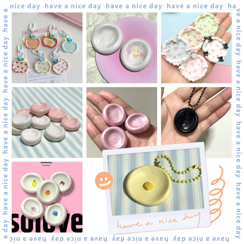 ดินปั้น หินคลายกังวล worry stone งานปั้นดิน handmade 🫧 v.1 รอ 1-2 วัน - รูปที่ 2