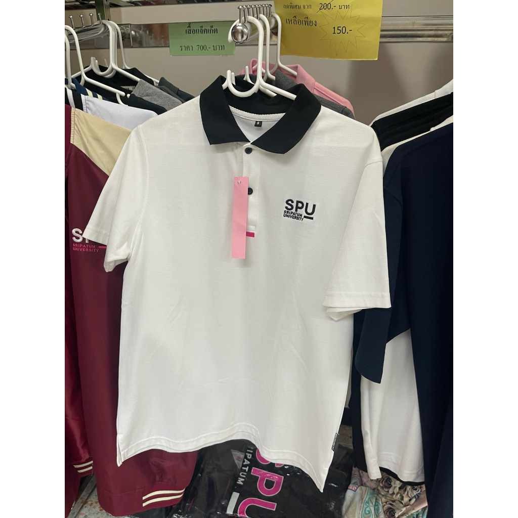 เสื้อโปโล spu มือ 1 รุ่นปกดำ