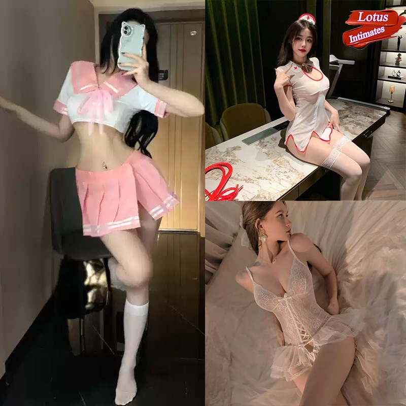 🔥ส่งไวจาก กทม🔥 ชุดคอสเพลย์นักเรียน ชุดนักเรียนคอสเพลย์ ชุดอ่อยแฟน ชุดชั้นในเซ็กซี่ ชุดคอสเพลย์พยาบาล