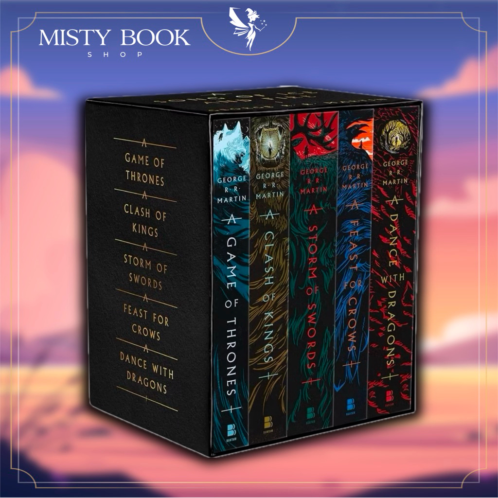 [พรีออเดอร์ ] Game of Thrones box set 5 เล่ม (George RR Martin Song of Ice and Fire Series)/ นิยายภาษาอังกฤษ
