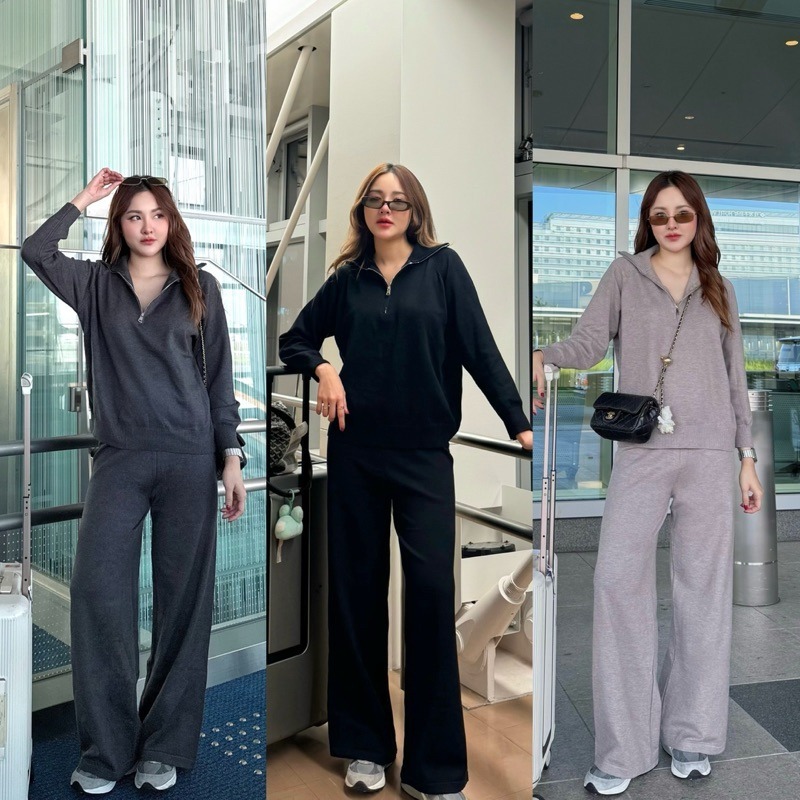 MALIMAYS - Zipper Airport Set ชุดเซ็ทขึ้นเครื่อง