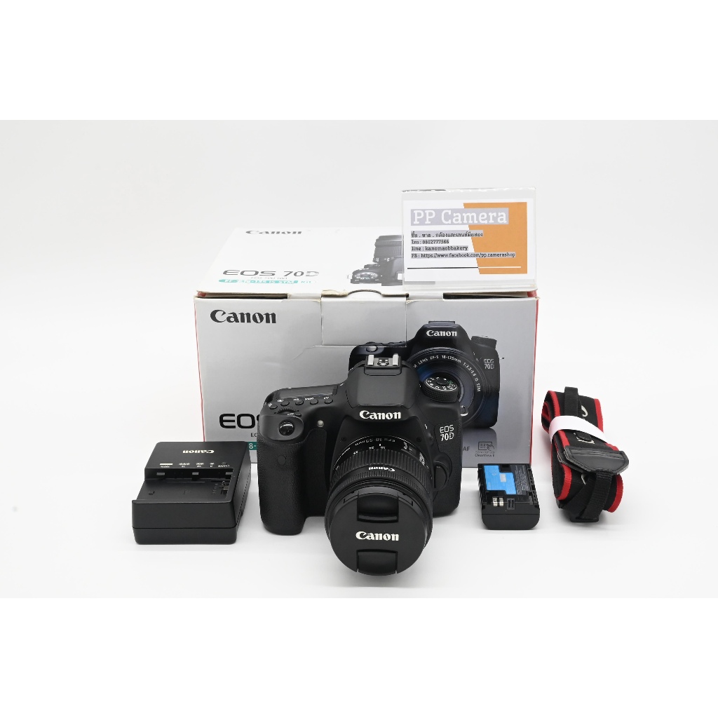 กล้อง Canon 70D + 18-55 STM [มือสอง]