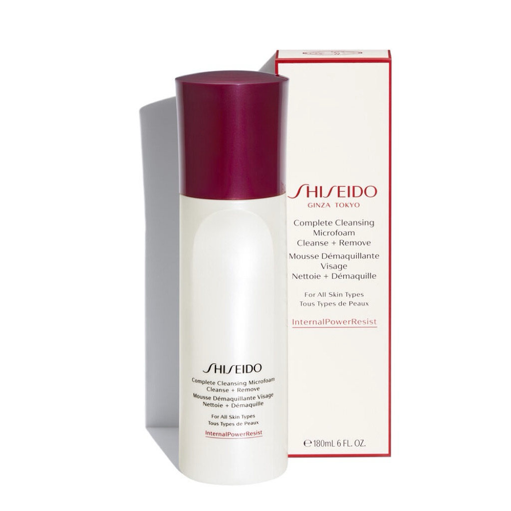 ✨ SHISEIDO Complete Cleansing Microfoam ขนาด 180ml✨  โฟมล้างหน้าสูตรอ่อนโยน