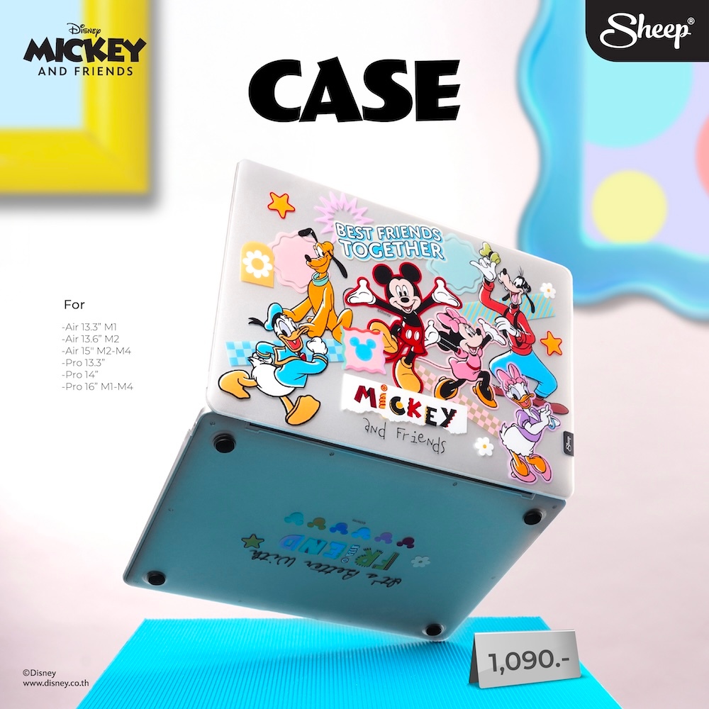 [For Macbook Mickey Mouse] Mickey Mouse Collection เคสสำหรับMacbook ลายมิกกี้เม้าส์  เคสกันรอยกันกระแทก สำหรับแมคบุค