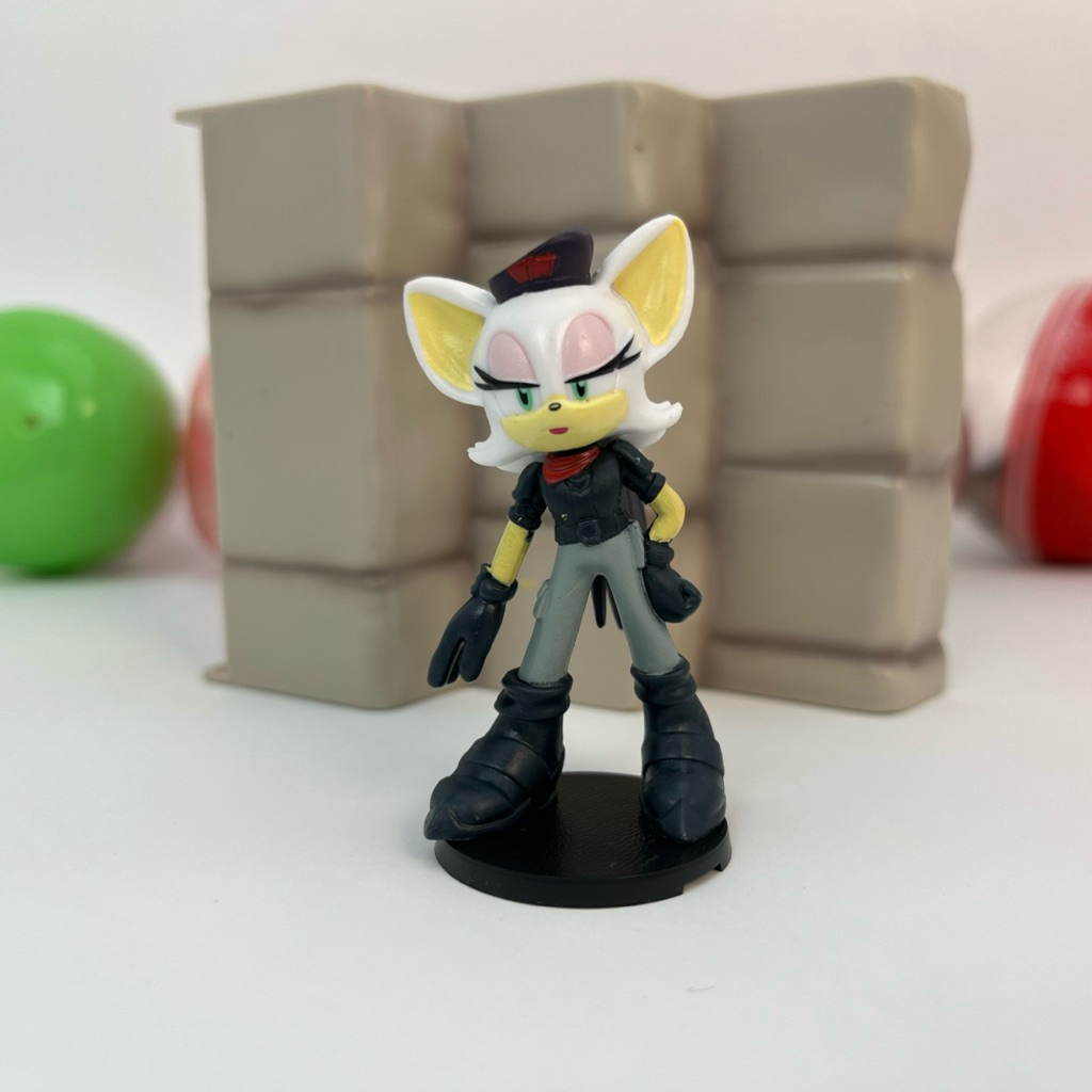 SEGA ฟิกเกอร์ Rouge the Bat เกม Sonic the Hedgehog โมเดล ของสะสมอนิเมะญี่ปุ่น