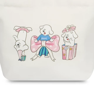 KEDS กระเป๋า รุ่น THE KEDS MINI BAG X SSKTMMEE สีขาว/ สีชมพู ( F25ACB06009 )
