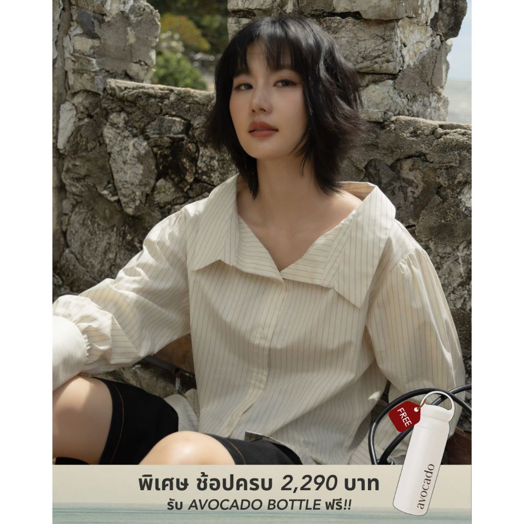 avo sailor เสื้อเชิ้ตที่ไม่ธรรมดาแต่ยังคงความเบสิค  shirt