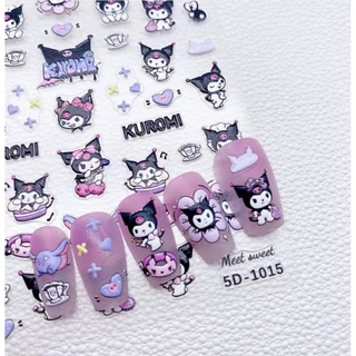 พร้อมส่งจากไทย!!! สติกเกอร์ติดเล็บ สติกเกอร์ลายนูน สติกเกอร์ 5D ลายSanrio สติกเกอร์ตกแต่ง ติดสมุดหรือสิ่งของก็น่ารัก