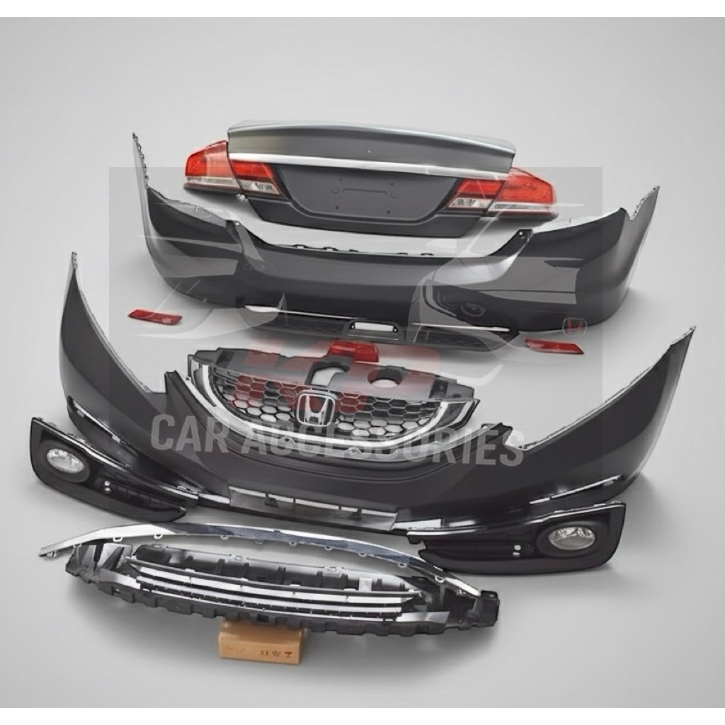 ชุดไปเมกากันชนหน้า-หลัง CIVIC FB USDM Sedan ปี 12-15 งานดิบไม่ทำสี (พรีออเดอร์)