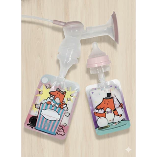 Mister Fox Adapter ข้อต่อ ใช้เชื่อมระหว่างเครื่องปั๊มและถุงนมรุ่นพลัส 1 แพค มี 2 อัน