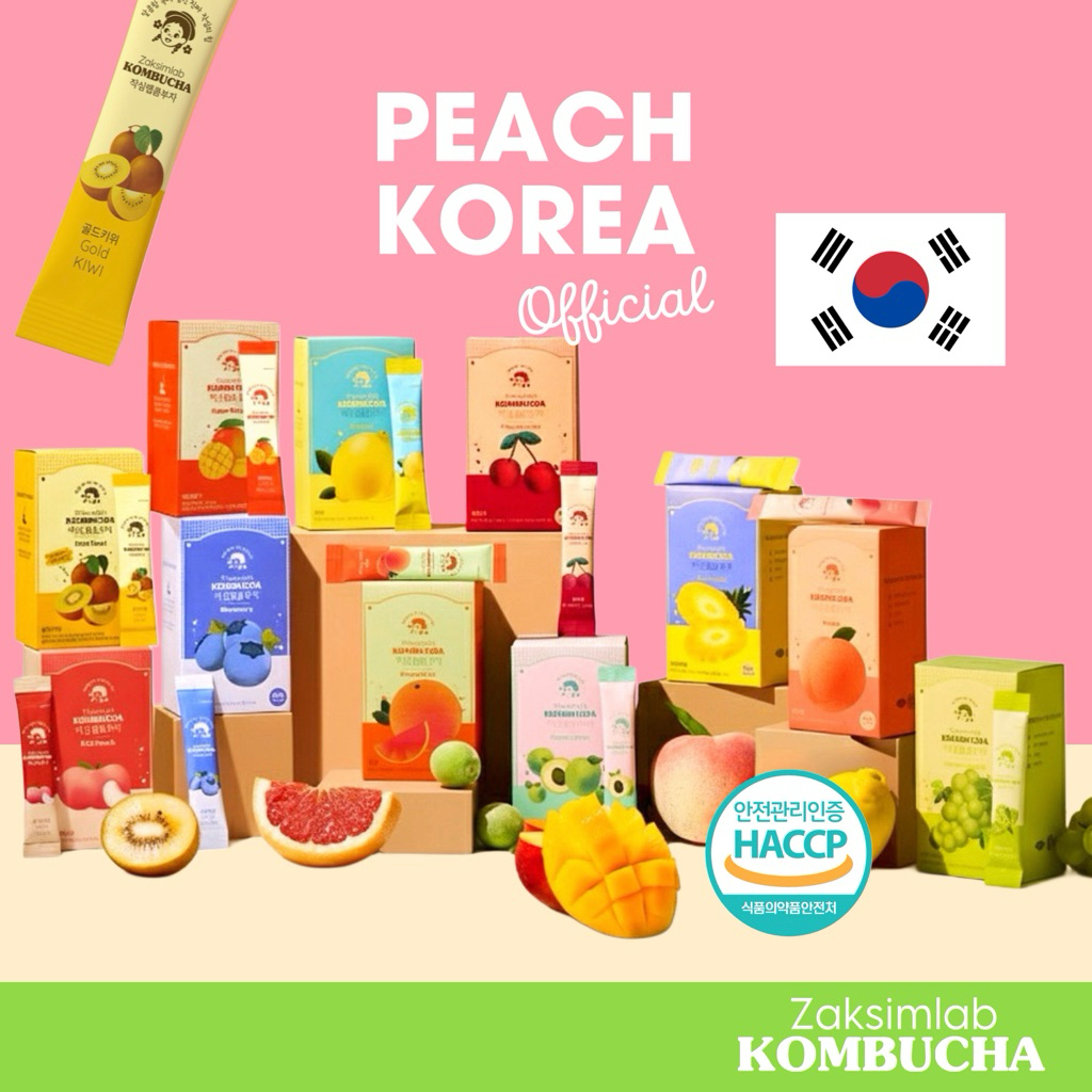 [พร้อมส่งในไทย] อร่อยเข้มข้น ZAKSIMLAB KOMBUCHA ชาหมักคอมบูชะ 12 รสชาติไม่มีน้ำตาล จากเกาหลี