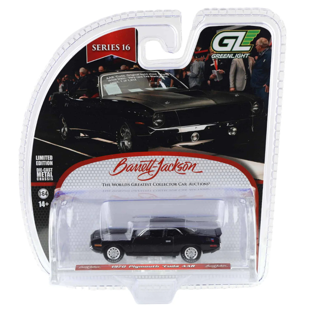 Greenlight | 1970 Plymouth 'Cuda AAR สเกล 1/64 37330