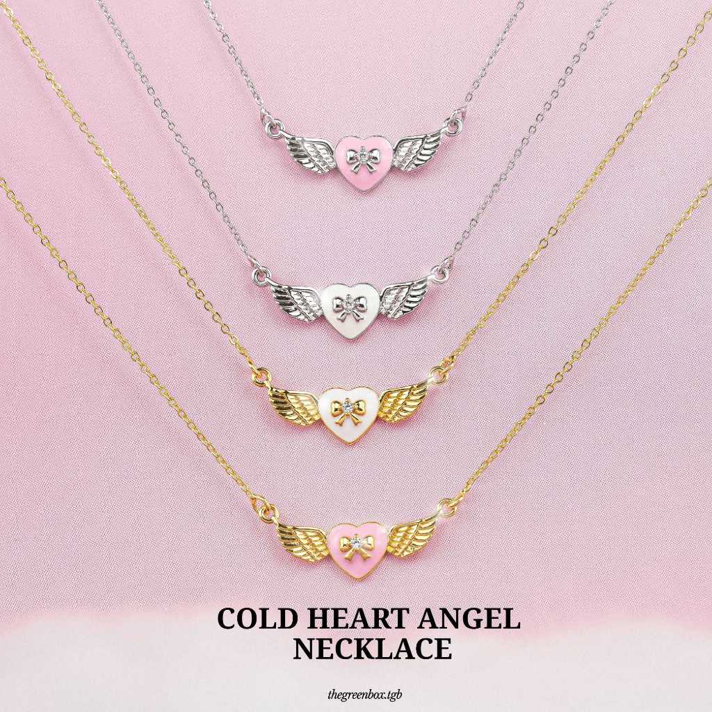 สร้อยคอ Cold Heart Angel Necklace - The Green Box