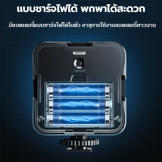 ไฟเซลฟี่ พกพา ไฟเซลฟี่หนีบโทรศัพท์ RGB ถ่ายรูป ถ่ายวิดีโอ เสริมความงาม ไลฟ์สดมือถือ ไลฟ์ไลท์ LED