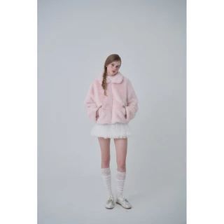 [umore.made] Karla fur coat แจ็คเก็ตขนเฟอร์ ทรงสวยมาก ขนนิ่มเรียงตัวสวย ไม่ระคายเคืองผิว