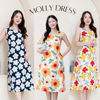 Byjutha : Molly Dress เดรสแขนกุดยาวทรงเอ