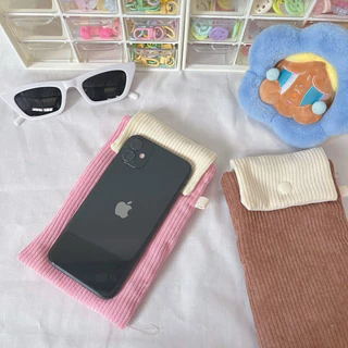 🦋🧤 |กระเป๋าบุใยนุ่มนิ่ม (ใส่มือถือได้ทุกรุ่น) แว่นตา Power Bank จัดระเบียบสิ่งของ💘🛒