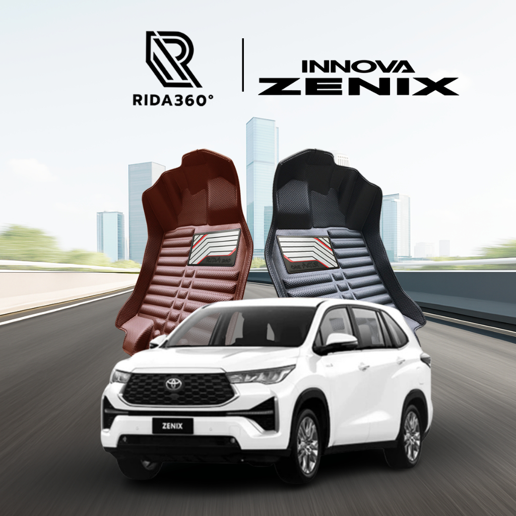 [RIDA360°] พรมรถยนต์ TOYOTA INNOVA ZENIX 2023-2026 พรมปั๊มขึ้นรูปไร้รอยต่อ รับประกัน5ปี [155]