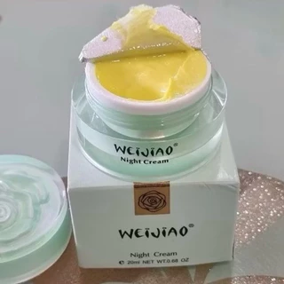 KT-62🌟WEIJIAO ครีมเหว่ยเจียWhitening Day and Night Cream 5g.ของเเท้💯 ช่วยบำรุงผิวชั้นนอกและชั้นในให้ชุ่มชื้นผิวกระชับ ❣️